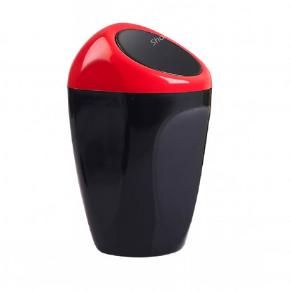 Car trash can - 3R Mini car garbage can- Automotive garbage bin- - Red image