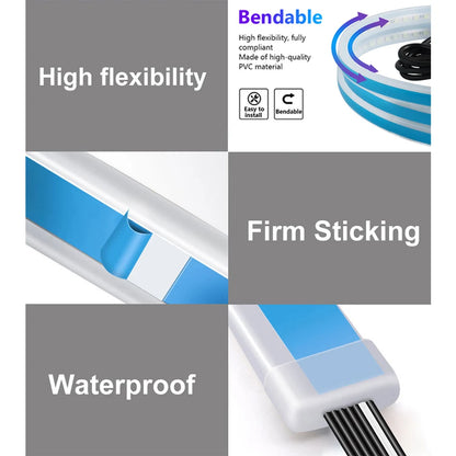 RGB Flowing Styling Car Hood Light LED Strip light - Remote And App Controlled image 4