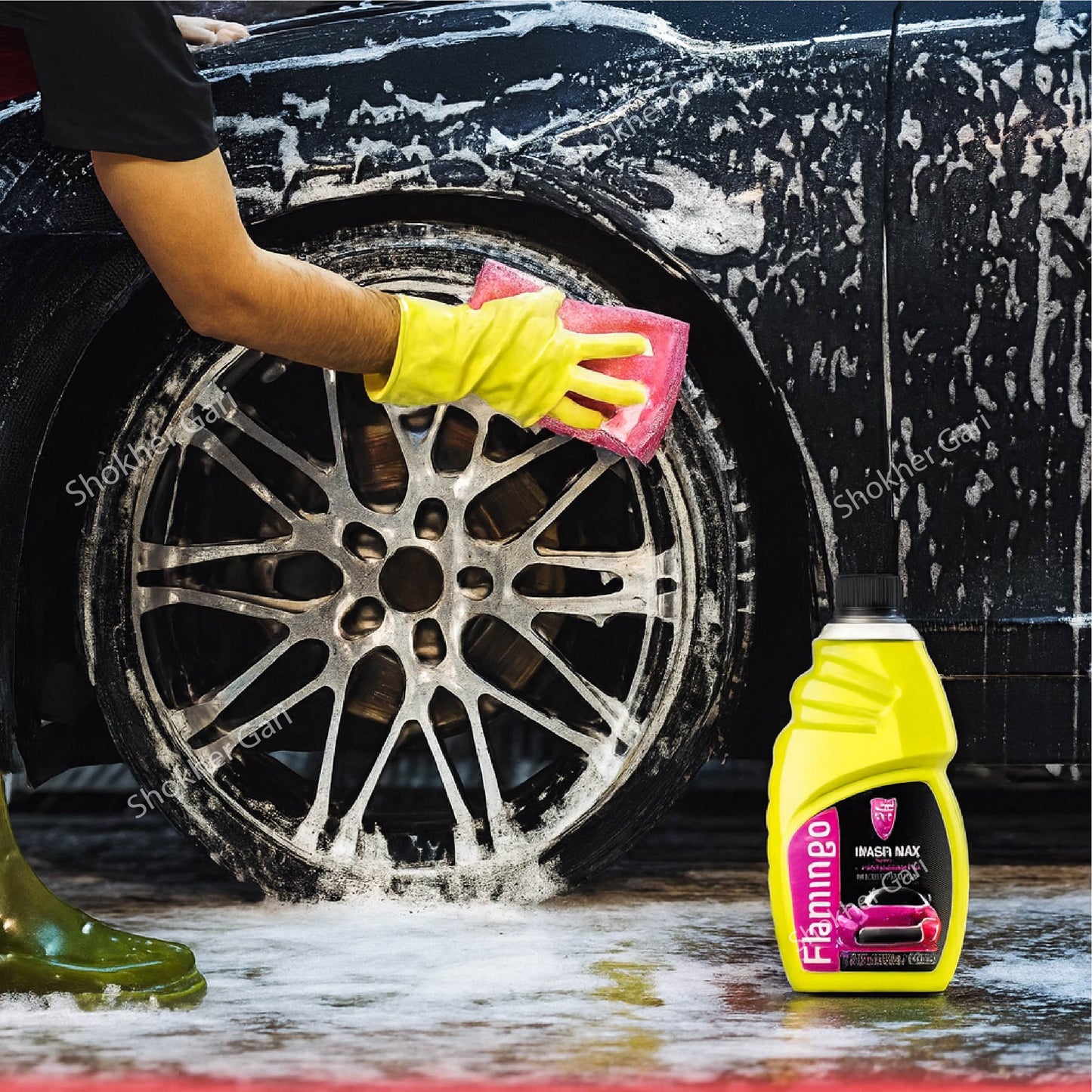 Flamingo Wash Wax 500ml image 0