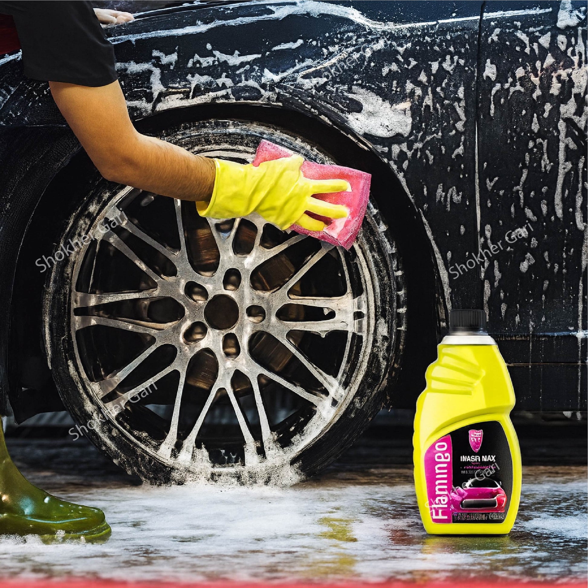 Flamingo Wash Wax 500ml image 0