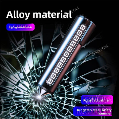 Multi-Functional Metal Car Temporary Parking Number Holder image 3