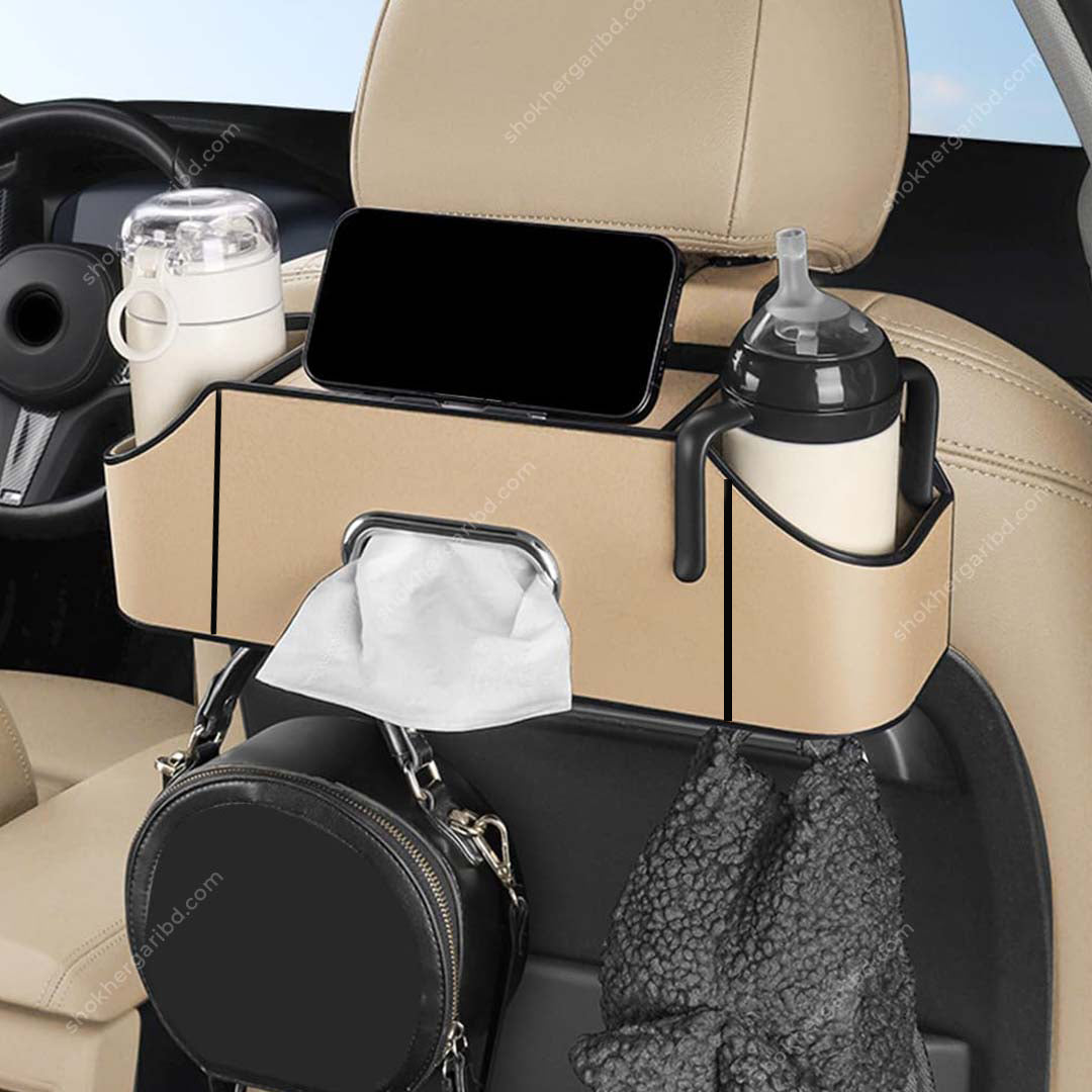 1pcs Car Functional Storage Seat Back Organizer image 9
