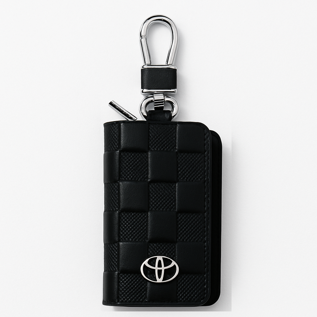Stylish Toyota PU leather Remote Cover. image 8
