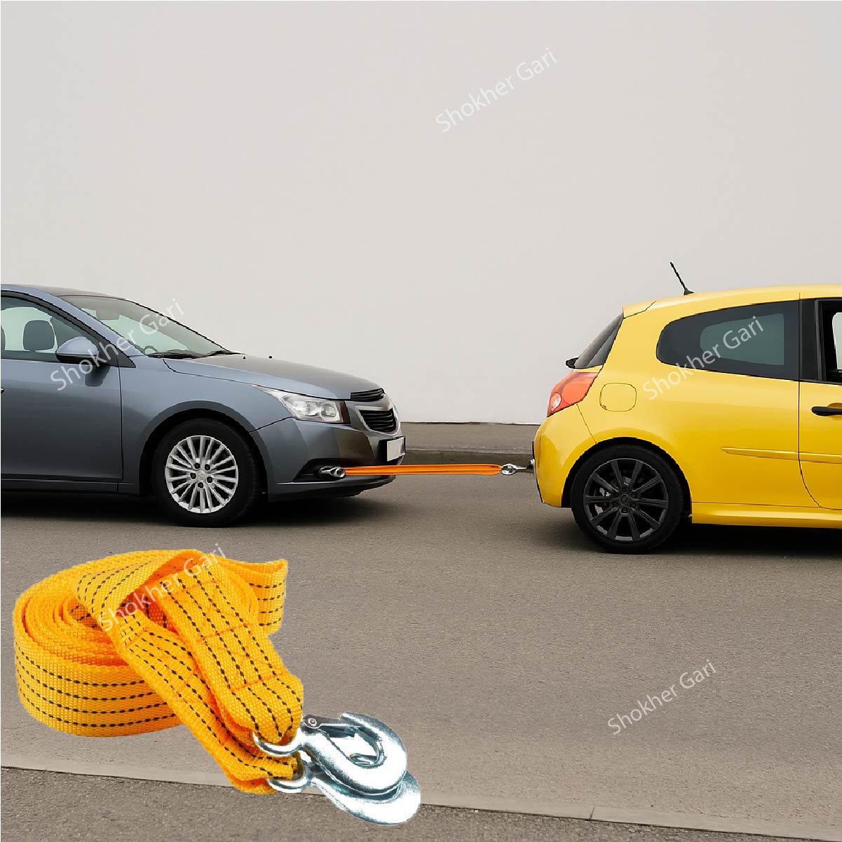 Heavy-duty towing rope – 3 Ton High-capacity strong tow strap image 0