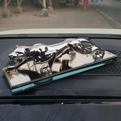 Jaguar Stone With Base Glass image 3