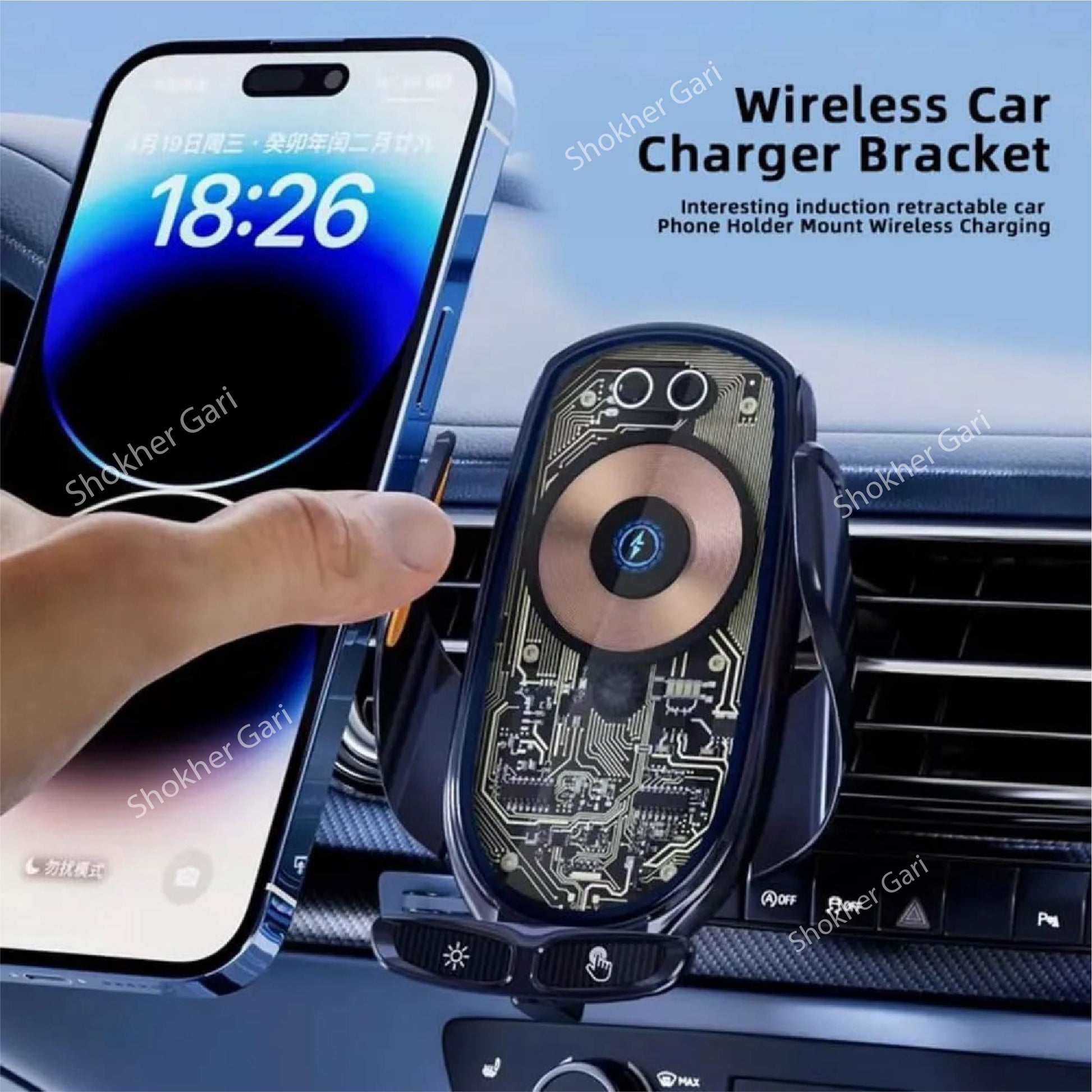 Car wireless Smart Fast Charger 15W image 3