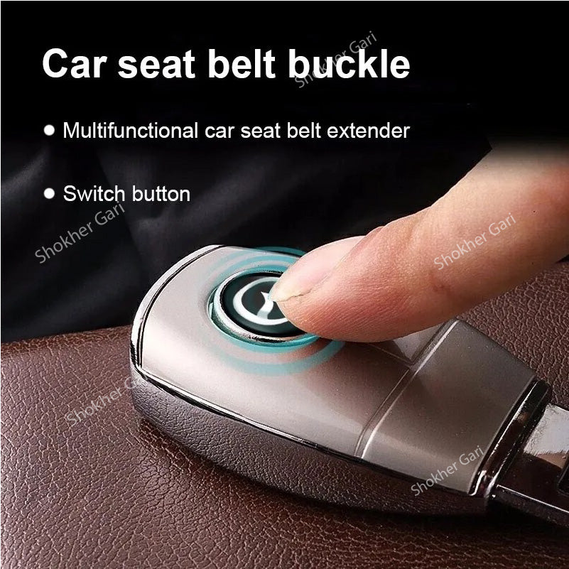 Car Seat Belt Buckle Clip and Safety Alarm Stopper - 1 Piece image 3