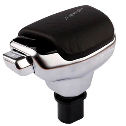 M/Y High Quality Universal Carbon And wooden gear knob - Black image