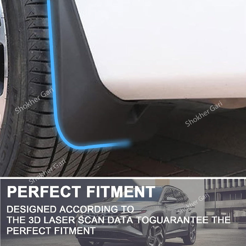 M/Y Super Soft Universal Car Mudguard 4pcs set  image 0