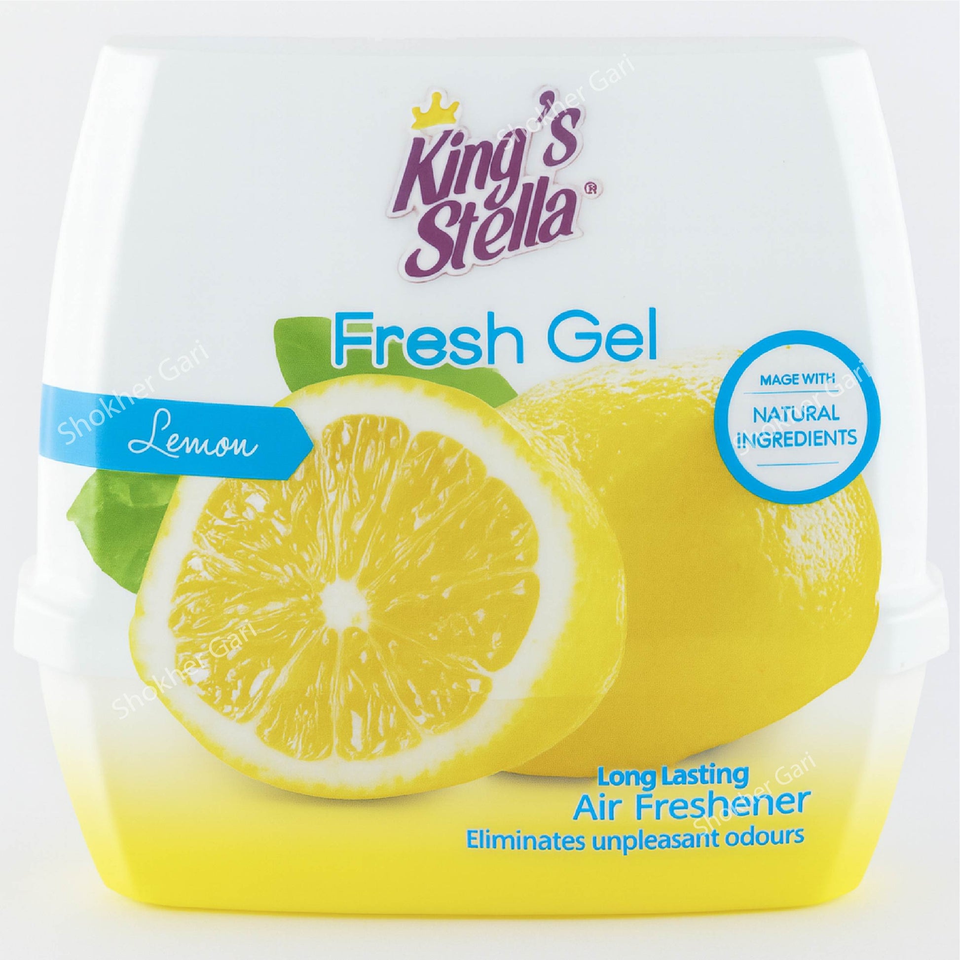 Car King’s Stella Fresh Gel 180g 4 Flover - Lemon image