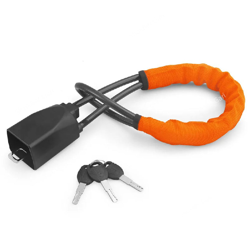 Car Steering Wheel Lock and Seat Belt Anti-Theft Lock with Keys image 5