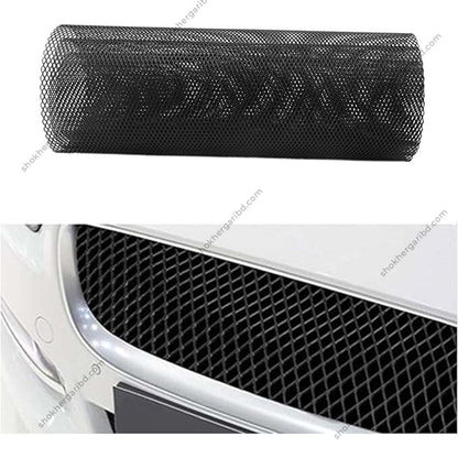 Car Grill Mesh Universal Car Grill Mesh Car Front 1 Roll - Black image