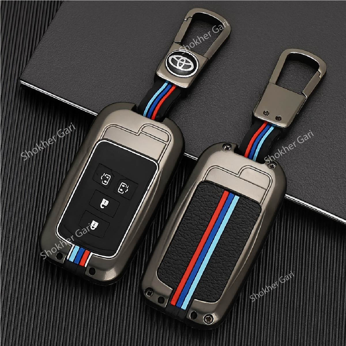 M/Y Zinc Alloy Key Cover Protection Metal Remote Cover For Toyota , Honda, Nissan, Mitsubishi,Hyundai, MG ,BMW Strong Key ...