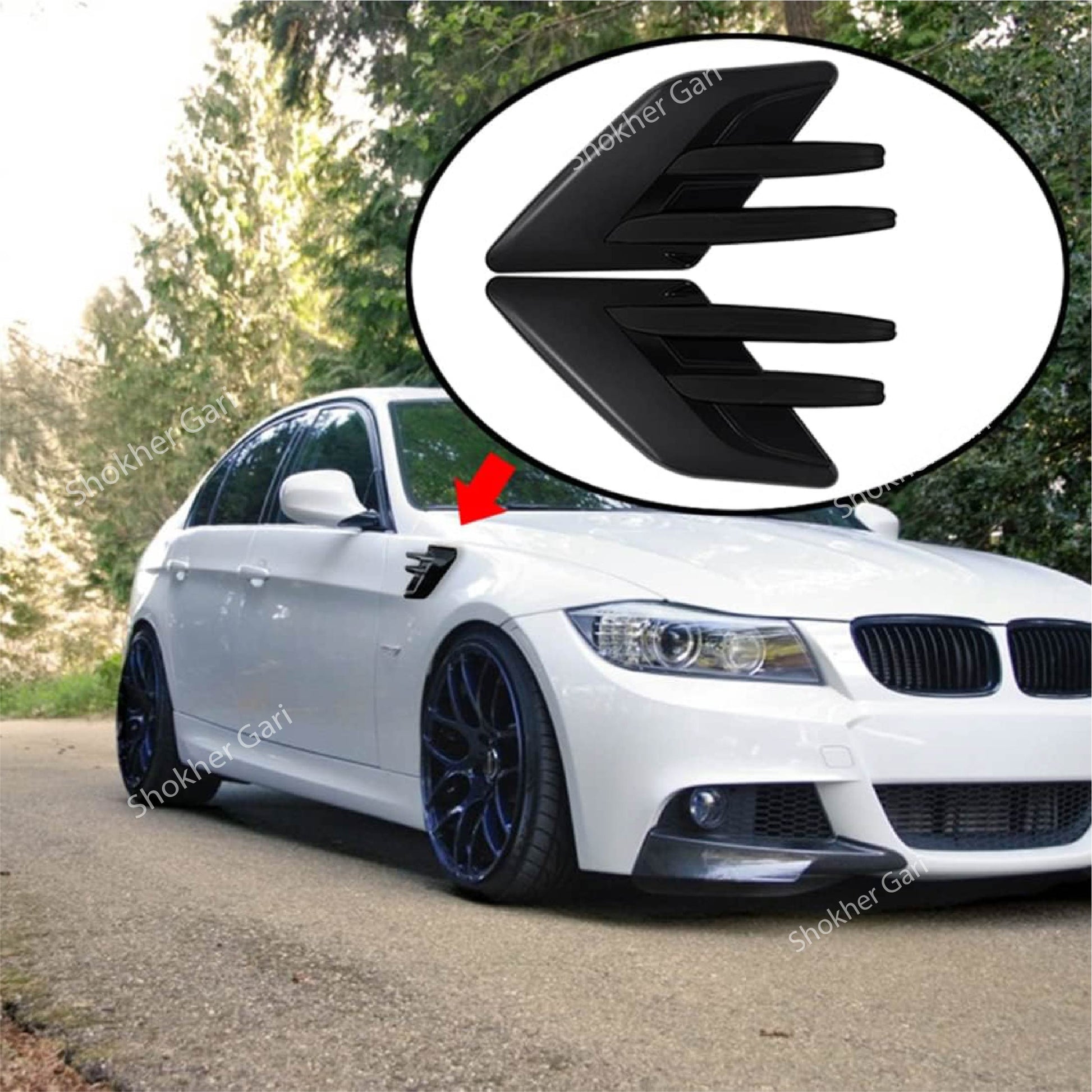 Fiber 03 Side Fender Arrow image 0