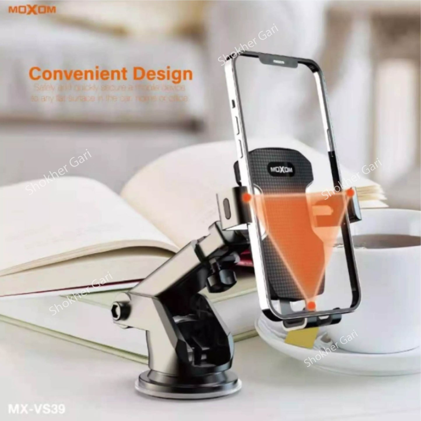 MOXOM MX-VS39 Gravity Extendable Phone Holder image 2