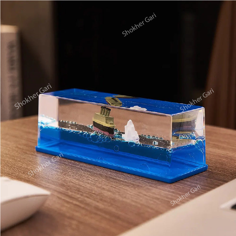 Titanic Cruise Ship Showpiece For Car Dashboard Decoration image 0