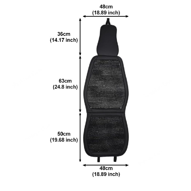 1pcs Wood Beaded Car Seat Cushion Cover image 2