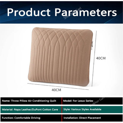 Multi-functional Car Pillow Cushion Comforter- 3 in 1 (Waist Support, Comforter and Pillow) image 2