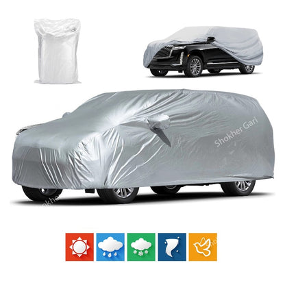 M/Y/P  Mid Size SUV Cover \ Car Cover \ Dust Cover \ Car Body Cover Umbrella Fabric 90% Water Resistant image 0