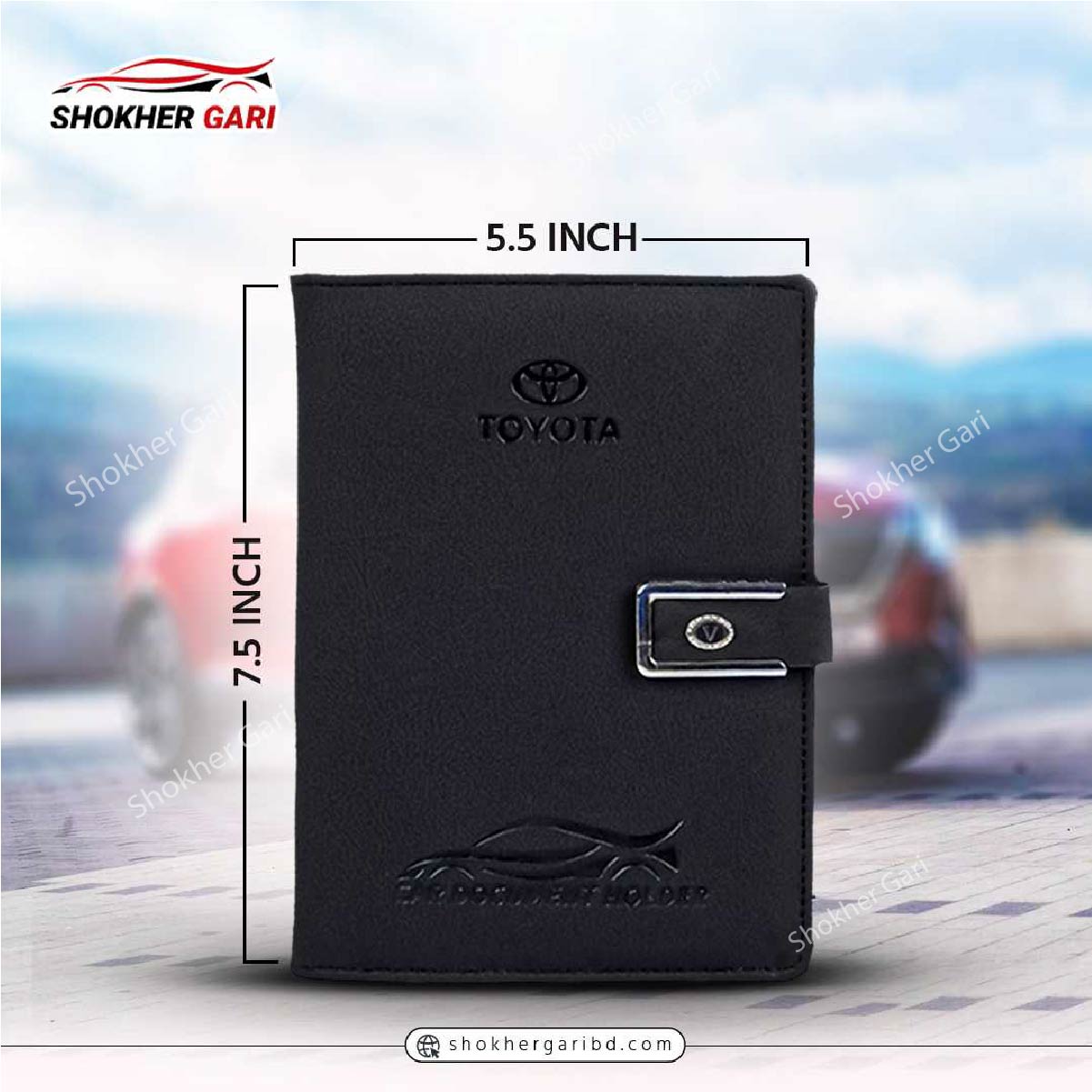 VIP Car &amp; Bike Documents Holder- 3 Compartment 5 Pockets image 10