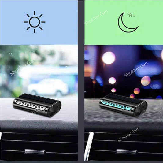 1pcs Solar Powered LED Mobile Temporary Number image 0