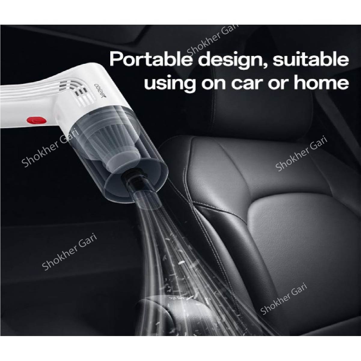 Yesido VC10 Car Portable Handheld Vacuum Cleaner image 2