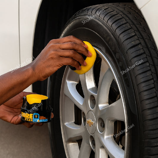 SOFT99 Tire Wax Ultimate Shine and Protection for Automotive Tires With Applicator Sponge 170g image 0