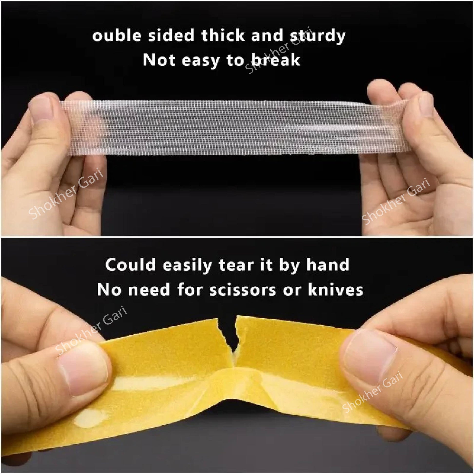 Double-sided tape on white background image 1