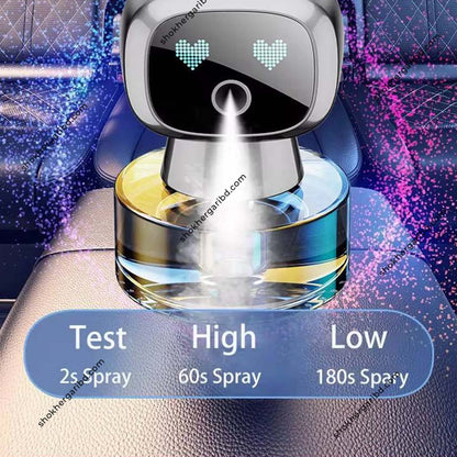 Robot Shaped Automatic Spray Car Perfume Car Fragrance Smart Spray image 3
