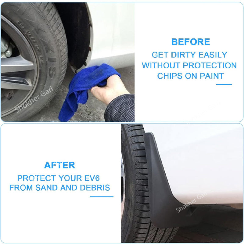 M/Y Super Soft Universal Car Mudguard 4pcs set  image 4