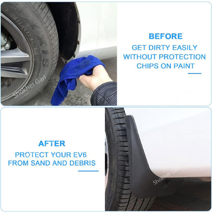 M/Y Super Soft Universal Car Mudguard 4pcs set  image 4