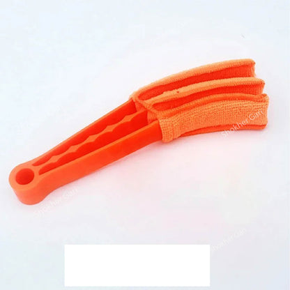 Multipurpose Car Ventilation Cleaning Brush - Easy to Clean - 4 Colours - Orange image