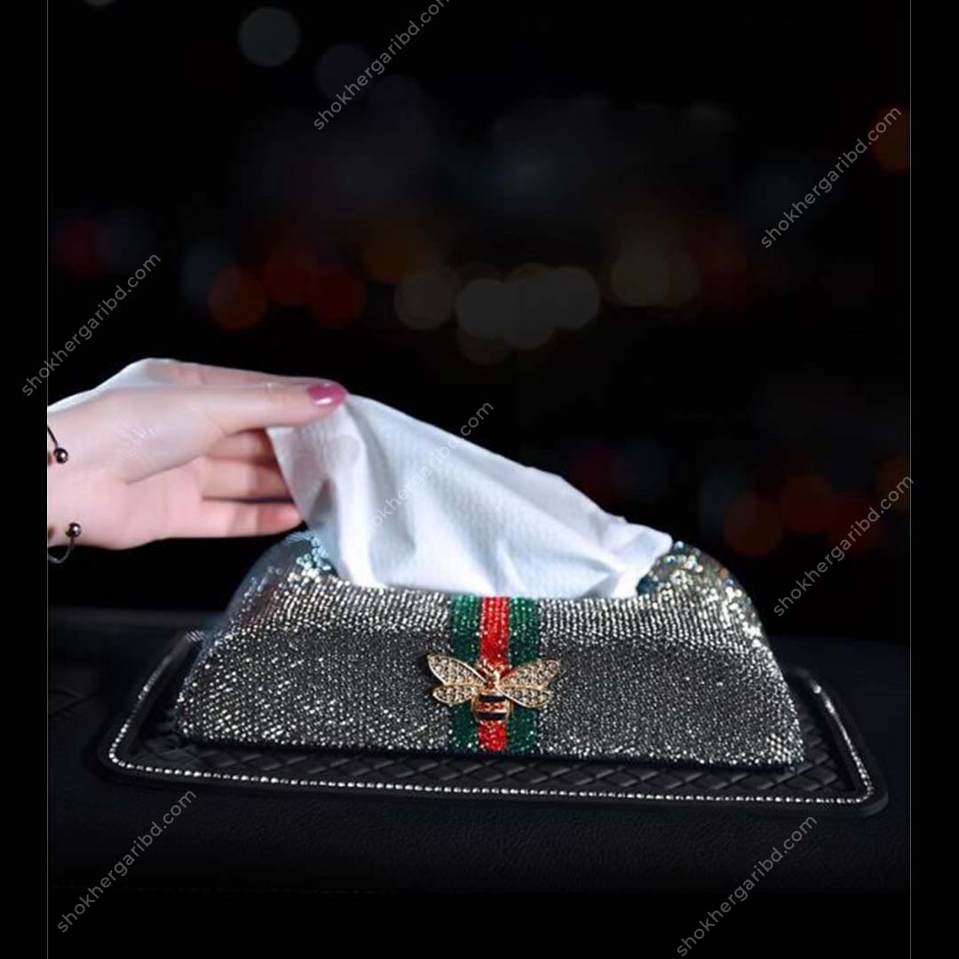 Luxury Tissue Box Glittering Tissue Box International Brand image 2