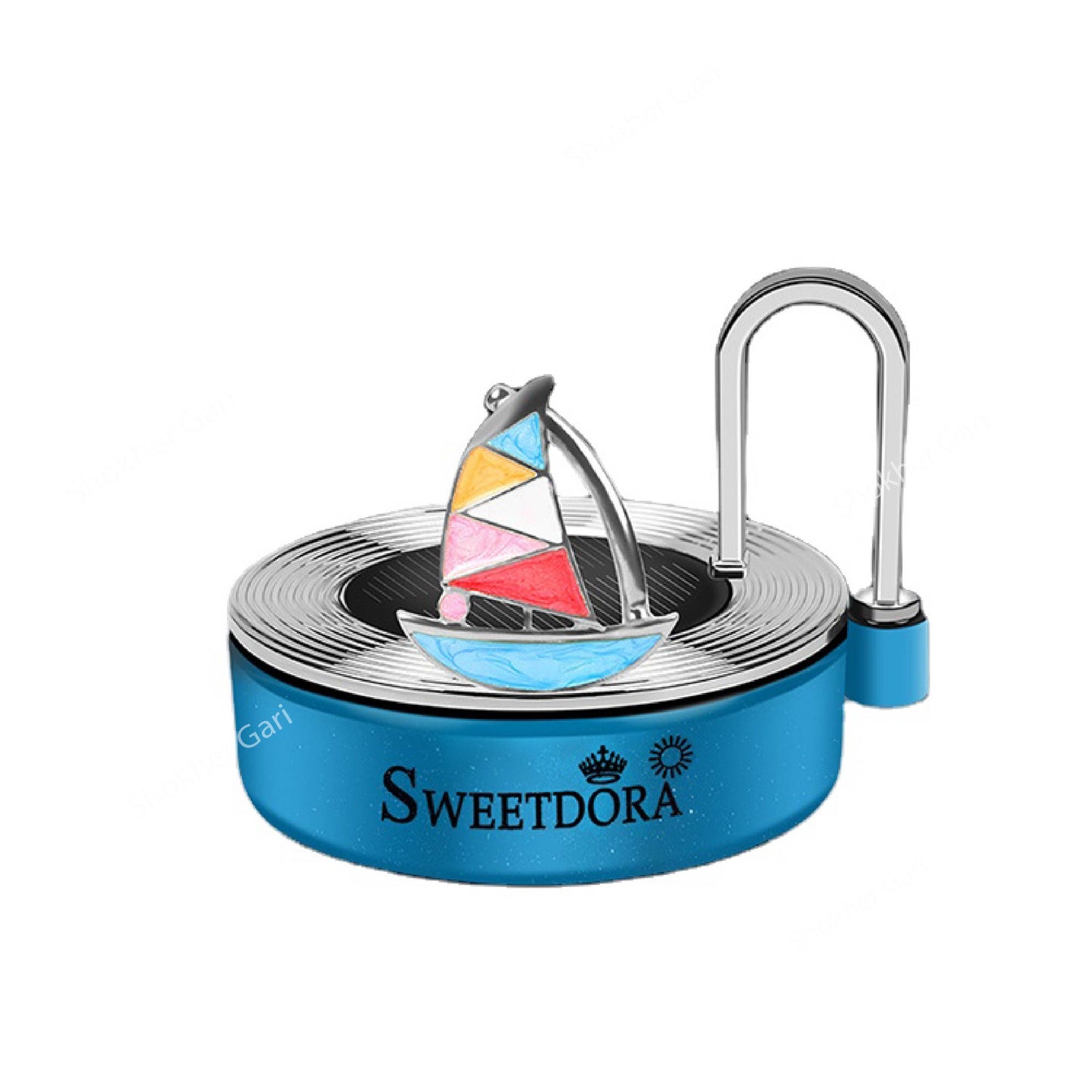 Solar Powered Boat Rotating Perfume image 2