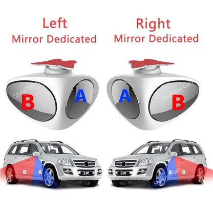 Car 3R Butterfly Blind Spot Mirror 2 Pcs set - Rear View Mirror image 2