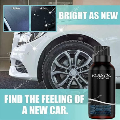 1Pcs Car Plastic Restorer Plastic Coating 650 Tk image 0