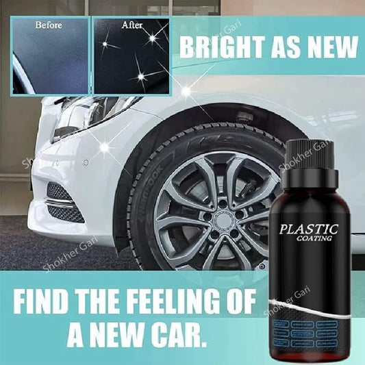 1Pcs Car Plastic Restorer Plastic Coating 650 Tk image 0