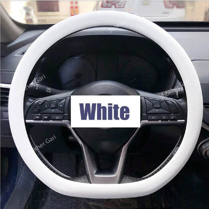 Extra Slim Universal Car Silicone Steering Wheel Cover image 1