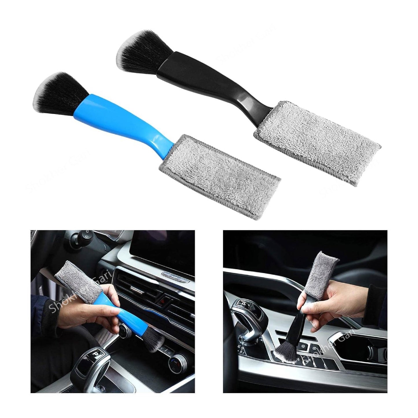 Car Dust Cleaning Brush Double Head 1pcs image 3