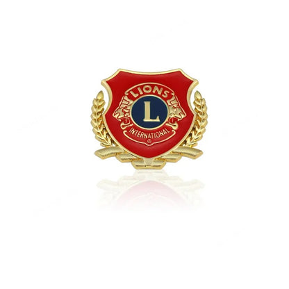 1pcs Lions Side 3D Metal Car Sticker Auto Badge Emblem image 1