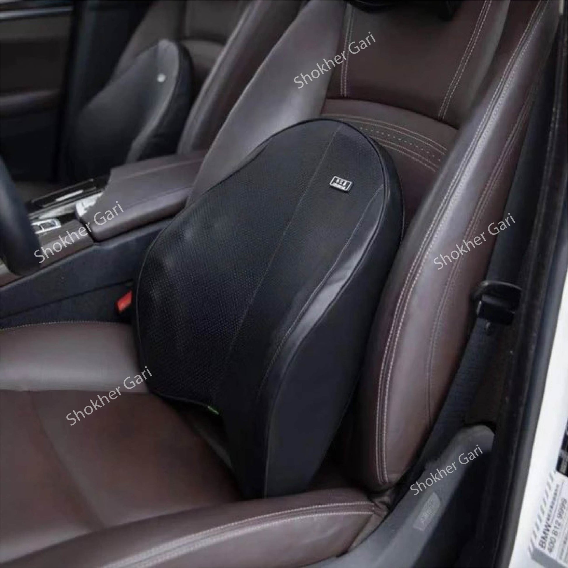 1pcs Drop style Sweet leather Back pillow - Black image