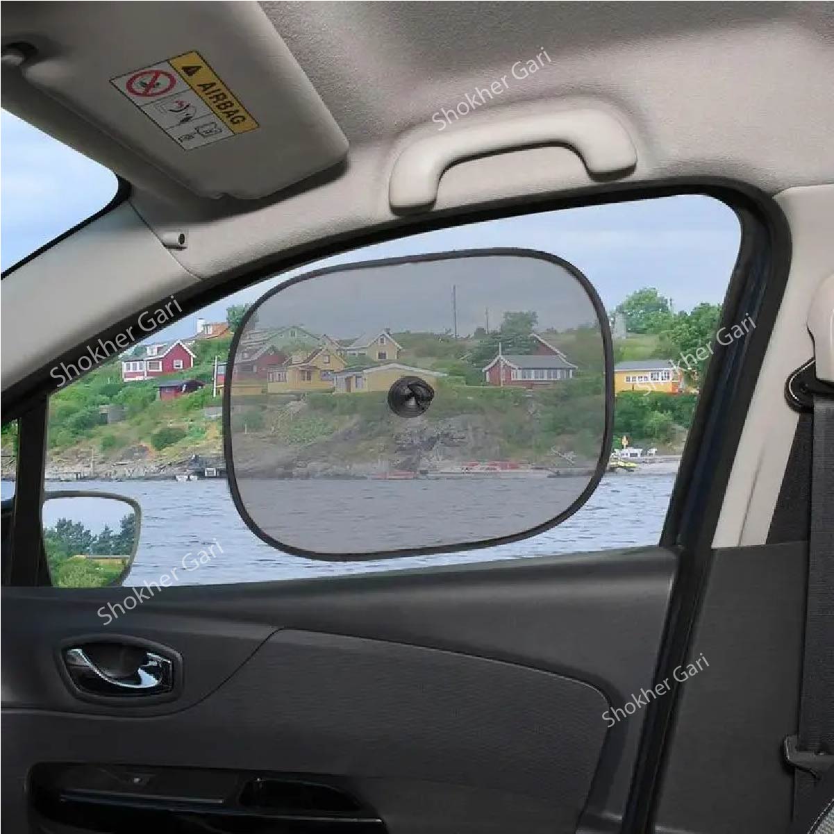 Car window shade- 2 pieces Sunshade for car window image 5