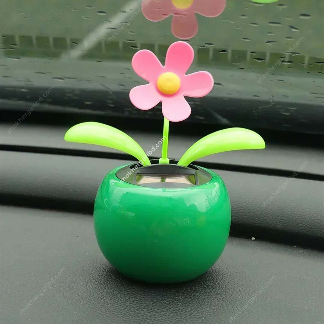 Car &amp; Office Solar Dancing Flower image 3