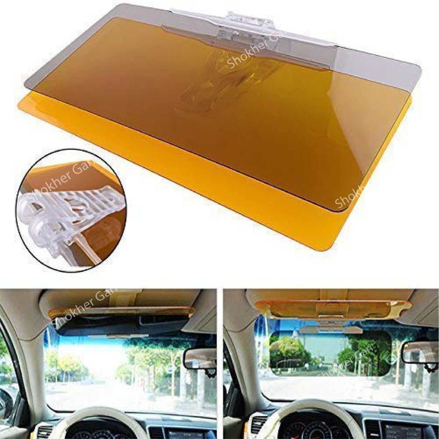 Car HD Visor for Day and Night Windshield image 5