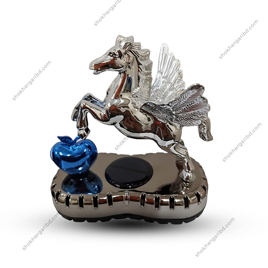 Car Solar FLY Horse  Air Freshener Scent Aromatherapy image 4