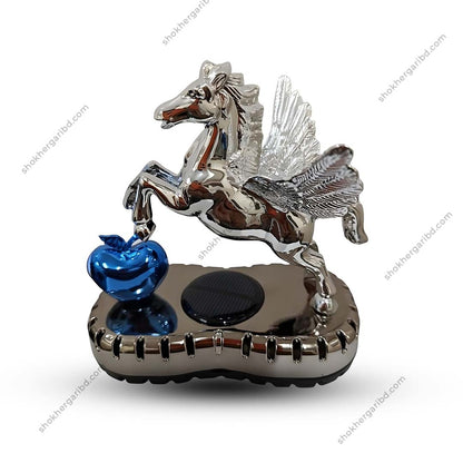 Car Solar FLY Horse  Air Freshener Scent Aromatherapy image 4