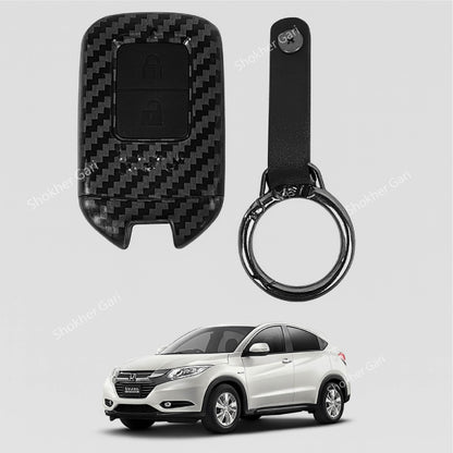 M/Y Carbon Fiber Remote Cover For Honda Civic , Grace, Vezel, CRV, HRV - Honda Vezel image