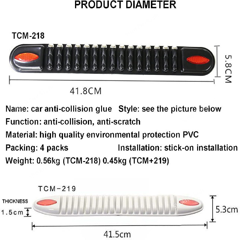 Corner Car Bumper Guards Proof-Collision Patch image 1