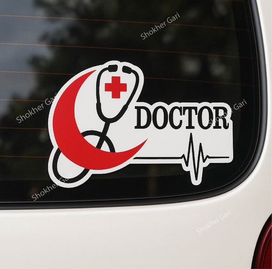 Car Doctor Sticker Perfect for Auto Enthusiasts image 0