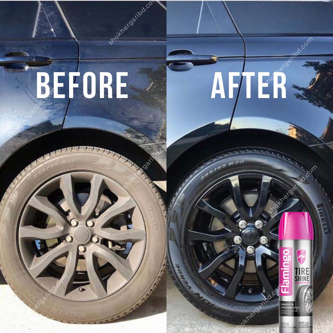 Flamingo Tire Shine 500ML 1 Pices image 2